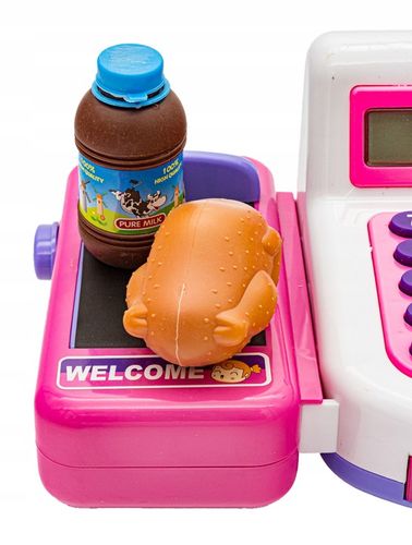 Edukacyjna Kasa Fiskalna Sklepowa Dla Dzieci Wózek Kalkulator Akcesoria na Arena.pl