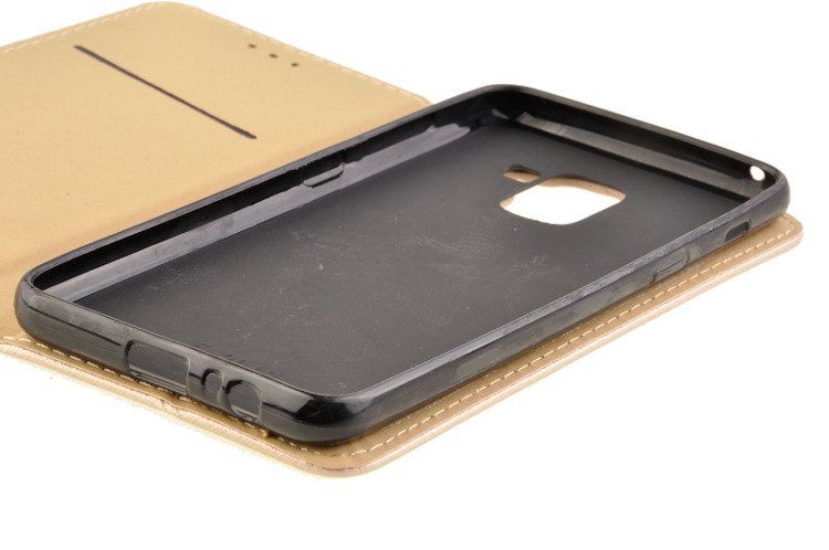 Etui Smart W2 do SAMSUNG GALAXY A8 2018 A530 złoty zdjęcie 5