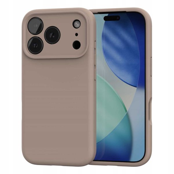 Spacecase Silicone Mag Iphone 17 Pro Max Brown zdjęcie 6