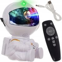 Projektor gwiazd LED astronauta zamienia sufit w rozgwieżdżone niebo