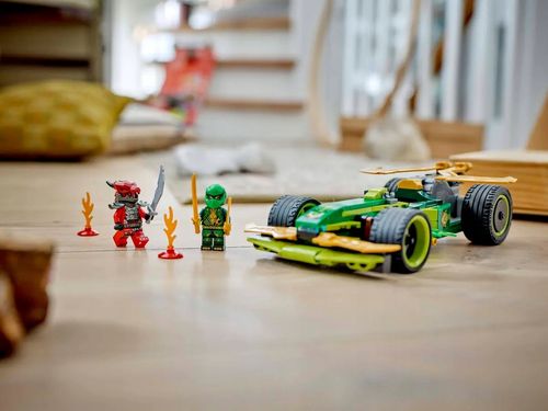71828 - lego ninjago - samochód wyścigowy lloyda z napędem typu pull-back na Arena.pl