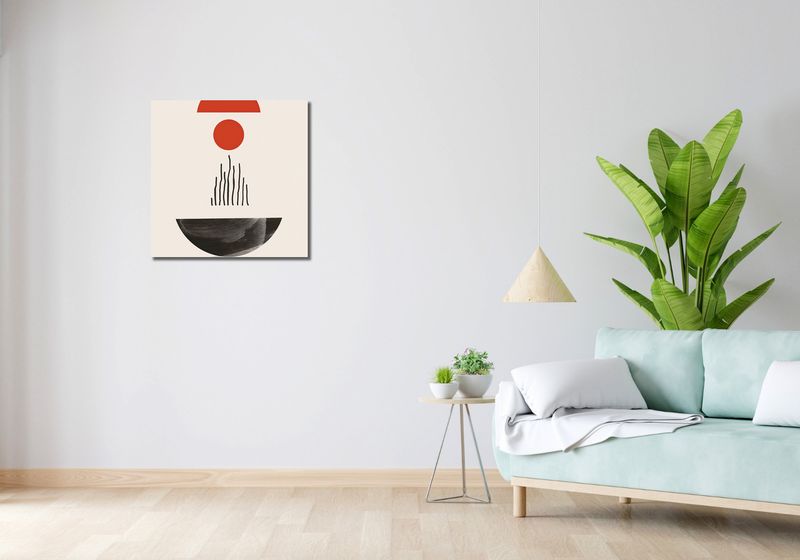 Obraz 60x60cm Półokrągła Forma zdjęcie 2