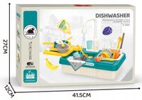 ZLEW ZLEWOZMYWAK kuchenka kuchnia dla dzieci palnik kran z wodą GARNKI 31el