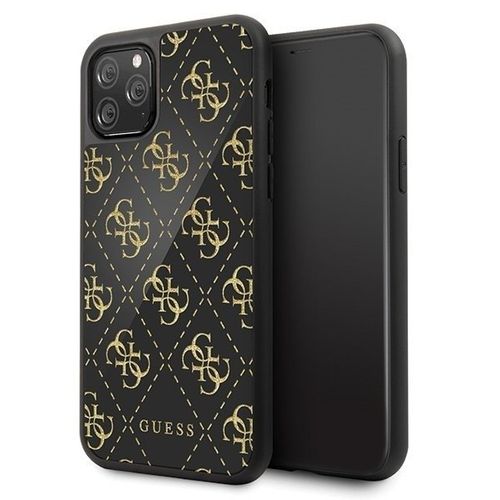 Etui Case GUESS IPHONE 11 PRO BLACK HARD CASE 4G DOUBLE LAYER GLITTER na Arena.pl