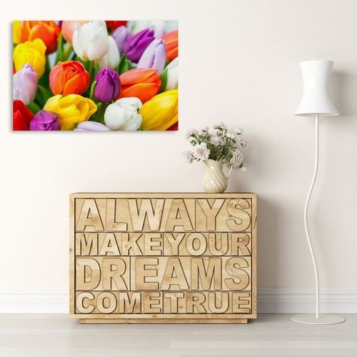 Deco Panel, Kolorowe tulipany 50x40 na Arena.pl