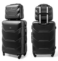 ZESTAW 2w1 ŚREDNIA WALIZKA XL PODRÓŻNA + KUFEREK