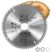 PIŁA TARCZA WIDIOWA DO CIĘCIA DREWNA 190x30 60 ZĘBÓW VERKE V44036