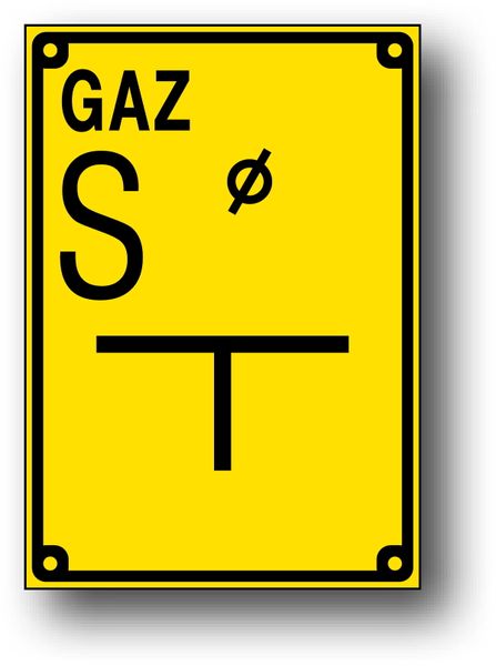 TODG-4 S tabliczka orientacyjna ZAWIERADŁA CIECZOW zdjęcie 1