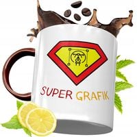 Kubek Bordowy Dla Grafika Na Urodziny Prezent Z Nadrukiem Ze Zdjęciem