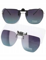 NAKŁADKI POLARYZACYJNE NA OKULARY KOREKCYJNE Klips PRZECIWSŁONECZNE UV400