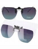 NAKŁADKI POLARYZACYJNE NA OKULARY KOREKCYJNE Klips PRZECIWSŁONECZNE UV400