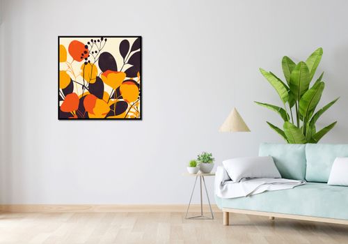 Plakat 80x80cm Ogrodowa Paleta na Arena.pl