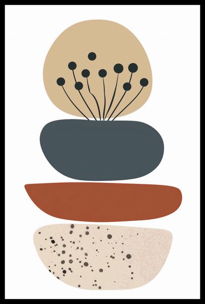 Plakat 40x60cm Organiczna Kompozycja zdjęcie 2