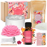 ZESTAW DO ROBIENIA ŚWIEC WYROBU ŚWIECZEK DIY W DOMU ZESTAW NA PREZENT