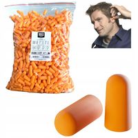 Zatyczki Stopery Do Uszu Piankowe Safety Jogger ARUSHA Refill Worek 1000szt