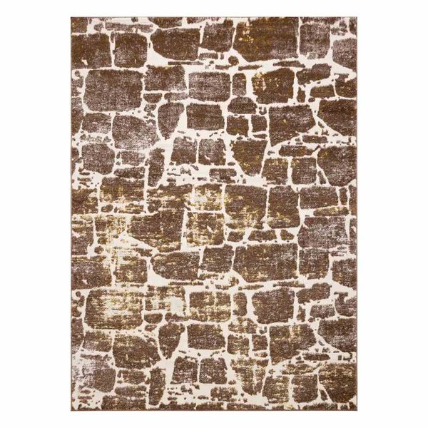 RUG/LU/TREX/BRICK/BEIGE+BROWN/140x190 zdjęcie 1