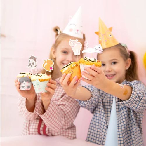 Pikery do babeczek Kotki 6szt. na Arena.pl