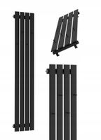 GRZEJNIK DEKORACYJNY BELLOHOOK 160x30 CZARNY STRUKTURA