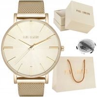 Złoty DUŻY Zegarek Damski Paul Lorens JULIE z Grawerem+PUDEŁKO i