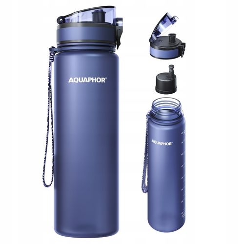 Butelka filtrująca Aquaphor City 800ml, granatowa na Arena.pl