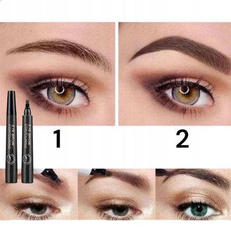 KREDKA DO BRWI MARKER EYEBROW CZARNY WODOODPORNY na Arena.pl