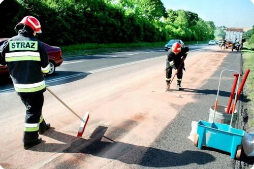 SORBECO sorbent sypki paliwa smary oleje 10LITRÓW na Arena.pl
