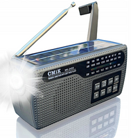 RADIO SOLARNE NA DYNAMO FM AM POWERBANK NA KORBKĘ LATARKA SURVIVAL