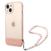 Guess GUHCP14MHGCOHP iPhone 14 Plus 6,7" różowy/pink hardcase Translucent