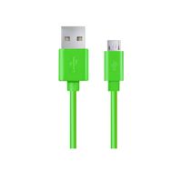 EB143G KABEL MICRO USB 2.0 A-B M/M 1M ZIELONY