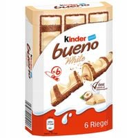 KINDER BUENO WHITE WAFELEK  6 szt 117g