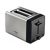 Toster Bosch DesignLine TAT4P420DE 970W Taca Podgrzewacz Opiekacz Inox