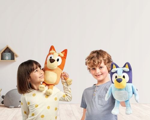 ZESTAW MASKOTKA BLUE PLUSZAK ZABAWKA MIŚ PRZYTULANKA BING 30CM na Arena.pl