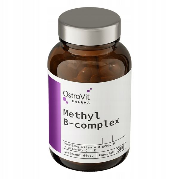 Witamina B-Complex Methyl B-Complex 30 kaps. OstroVit Pharma Odporność zdjęcie 3