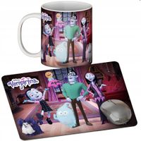ZESTAW KUBEK + PODKŁADKA - VAMPIRINA - PREZENT WIELE WZORÓW + IMIĘ
