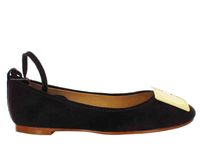 Clarks Baleriny damskie - Grace Marion - rozmiar 37,5 - fioletowe zamszowe