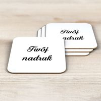 Tekturowo-korkowa podkładka pod kubek z Twoim nadrukiem