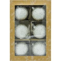 Bombki śnieżki średnie: zestaw