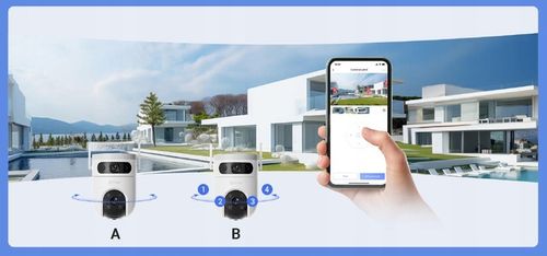 Kamera Obrotowa WiFi 2 x 5Mpx Dual LENS H9C 5MP+5MP EZVIZ 2w1 Autotracking na Arena.pl