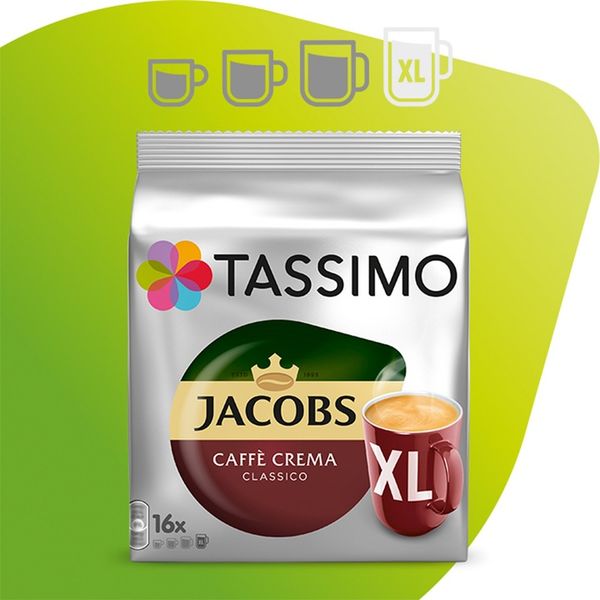 Kapsułki Tassimo Jacobs Caffe Crema 5+1 GRATIS! Prince Polo GRATIS zdjęcie 1