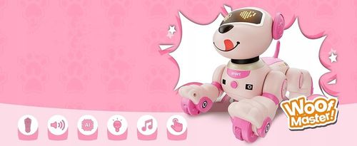 ROBOT INTERAKTYWNY PIES PIESEK ZDALNIE STEROWANY PROGRAMOWANY 20+ FUNKCJE na Arena.pl