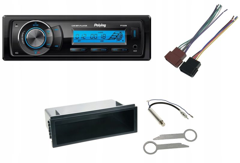 Radio samochodowe Bluetooth USB MP3 AUX Peiying zdjęcie 9