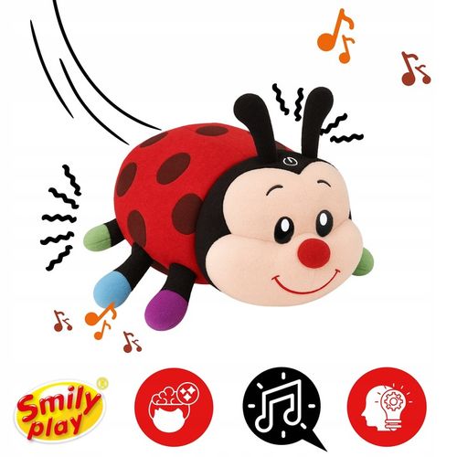 Smily Play Uciekająca Biedronka do Raczkowania Wibruje, Ucieka, Zabawka 3m+ na Arena.pl