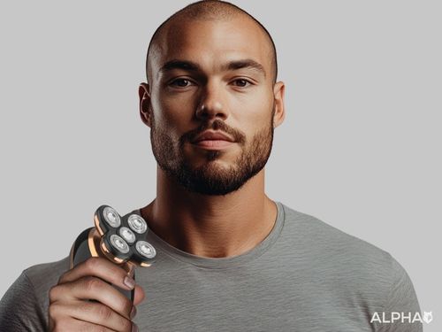 Golarka Męska 5W1 Maszynka do Golenia Brody, Włosów i Głowy - Trymer Alpha na Arena.pl