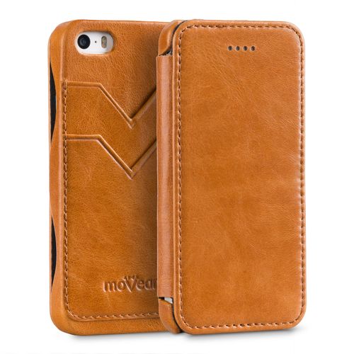 Etui Pokrowiec do iPhone SE, 5s - moVear flipSide C+ Skóra na Arena.pl