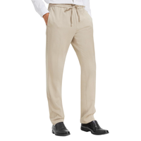 Spodnie męskie chino wizytowe beżowe materiałowe regular fit stretch XL