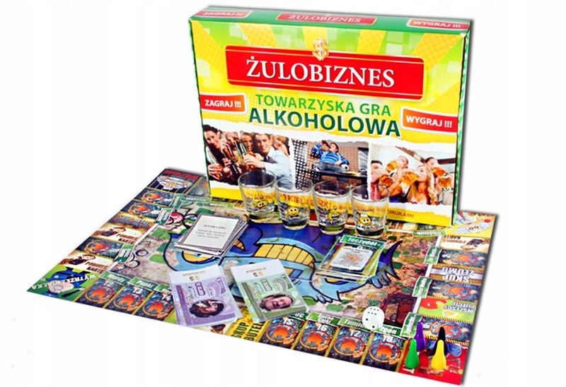 GRA PLANSZOWA ŻULOBIZNES Z KIELISZKAMI TOWARZYSKA zdjęcie 2