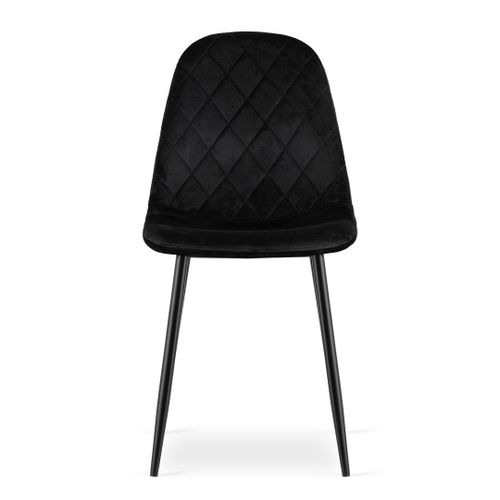 Krzesło ASTI - czarny aksamit x 2 na Arena.pl