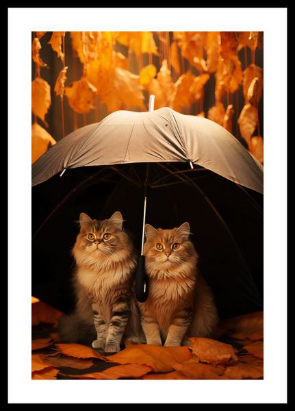 Plakat 30x45cm Jesienny Koci Schron zdjęcie 3