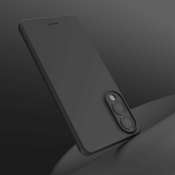 Spacecase Silicone Case 3.0 Galaxy S25 Edge Black zdjęcie 3