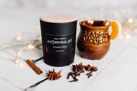 ŚWIECA SOJOWA GRZANE WINO 300 ML AROMMA - CZAS PALENIA 50H POCZUJ JAR